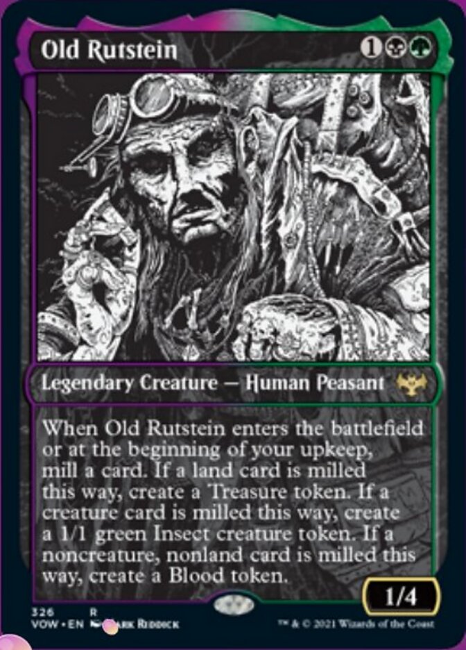 Vieux Rutstein (Vitrine Nuit éternelle) [Innistrad: Noces écarlates]