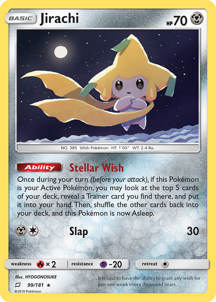 Jirachi (99/181) [Sol y Luna: Unión de Aliados]