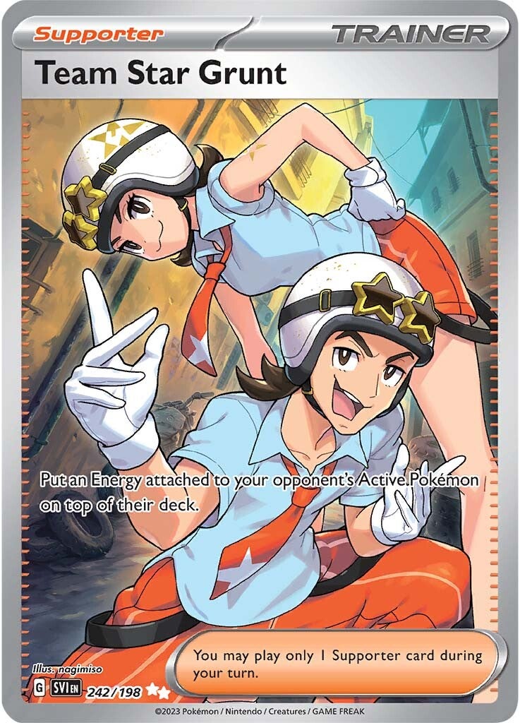 Recluta del Team Star (242/198) [Escarlata y Púrpura: Set Base]