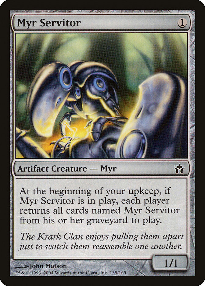 Serviteur myr [Cinquième aube]