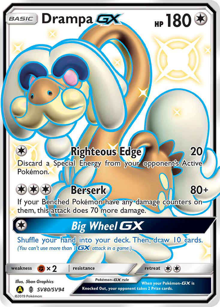 Drampa GX (SV80/SV94) [Soleil et Lune : Destinées Occultes - Coffre des Légendes]