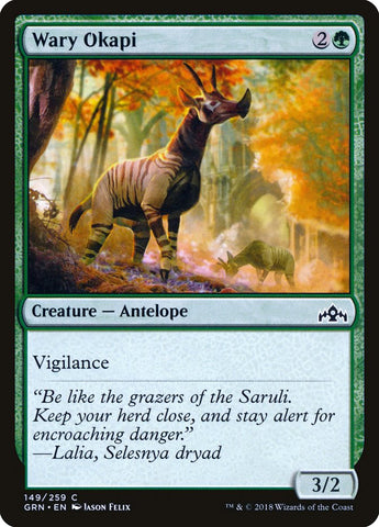 Okapi Cauteloso [Gremios de Rávnica]