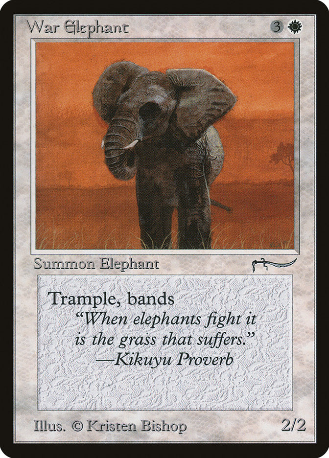 Éléphant de guerre (coût de mana noir) [Les Mille et Une Nuits]