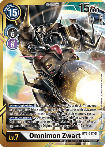 Omnimon Zwart [BT5-087] (Arte Alternativo - As'Maria) [Batalla de Omni]