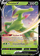 Virizion V (SWSH295) (Carta Jumbo) [Espada y Escudo: Promociones de Estrellas Negras]