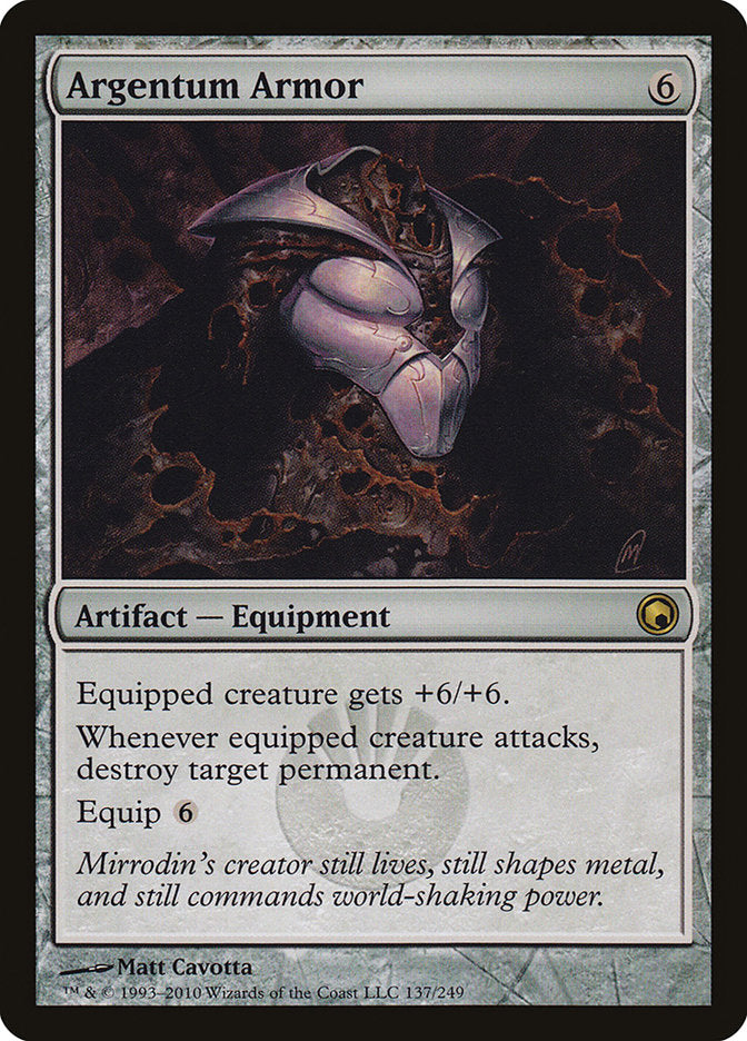 Armure d'argentum [Cicatrices de Mirrodin]