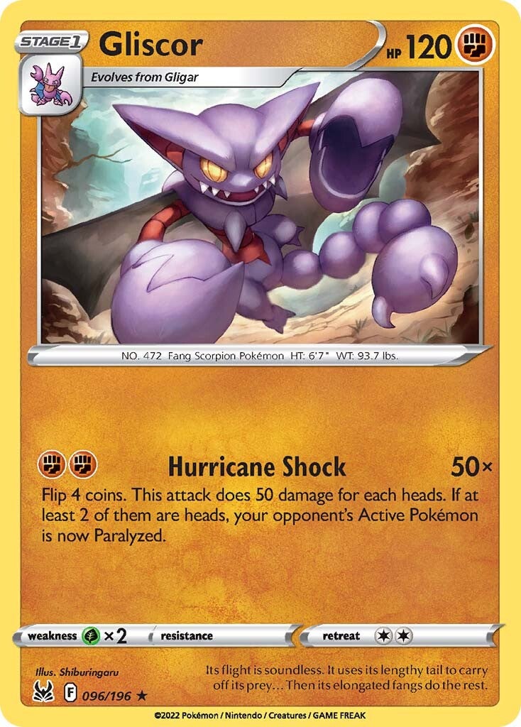 Gliscor (096/196) [Espada y Escudo: Origen Perdido]
