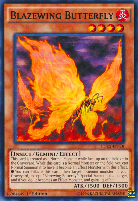 Papillon Aileflamme [LDK2-FRJ18] Commune