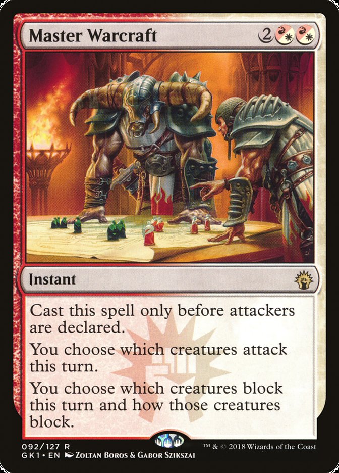 Maître de Guerre [Guildes de Ravnica Kit de Guilde]