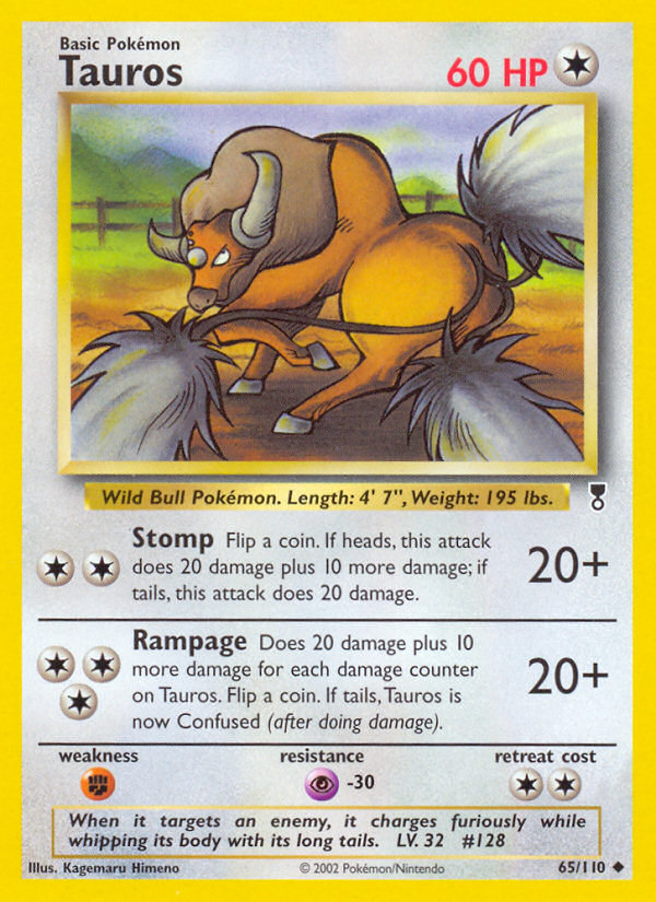 Tauros (65/110) [Collection Légendaire]