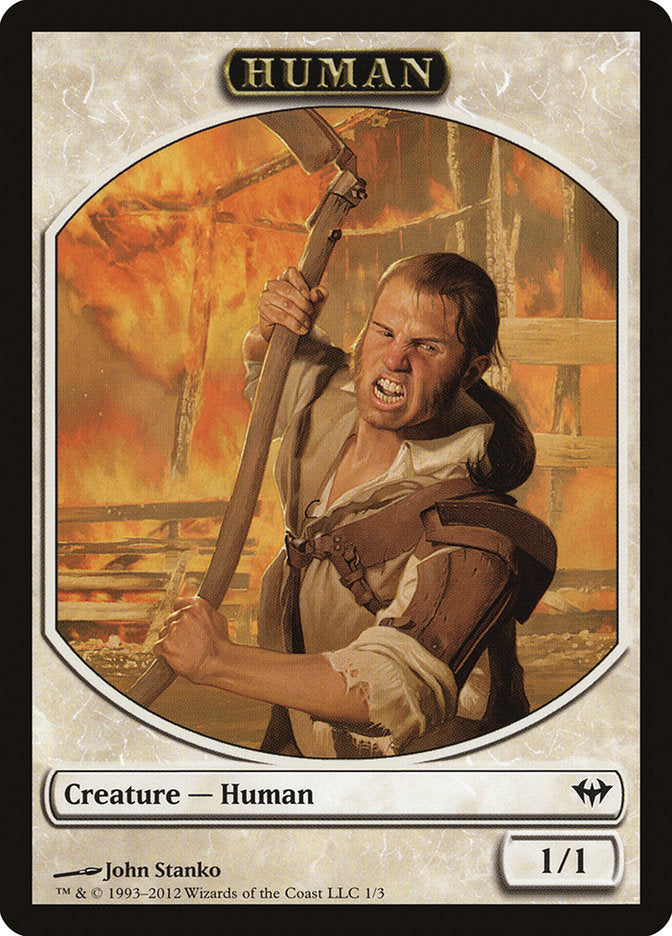 Ficha de Humano [Avacyn Restored Tokens]