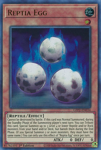 Reptia Huevo [GFP2-EN034] Ultra Rara