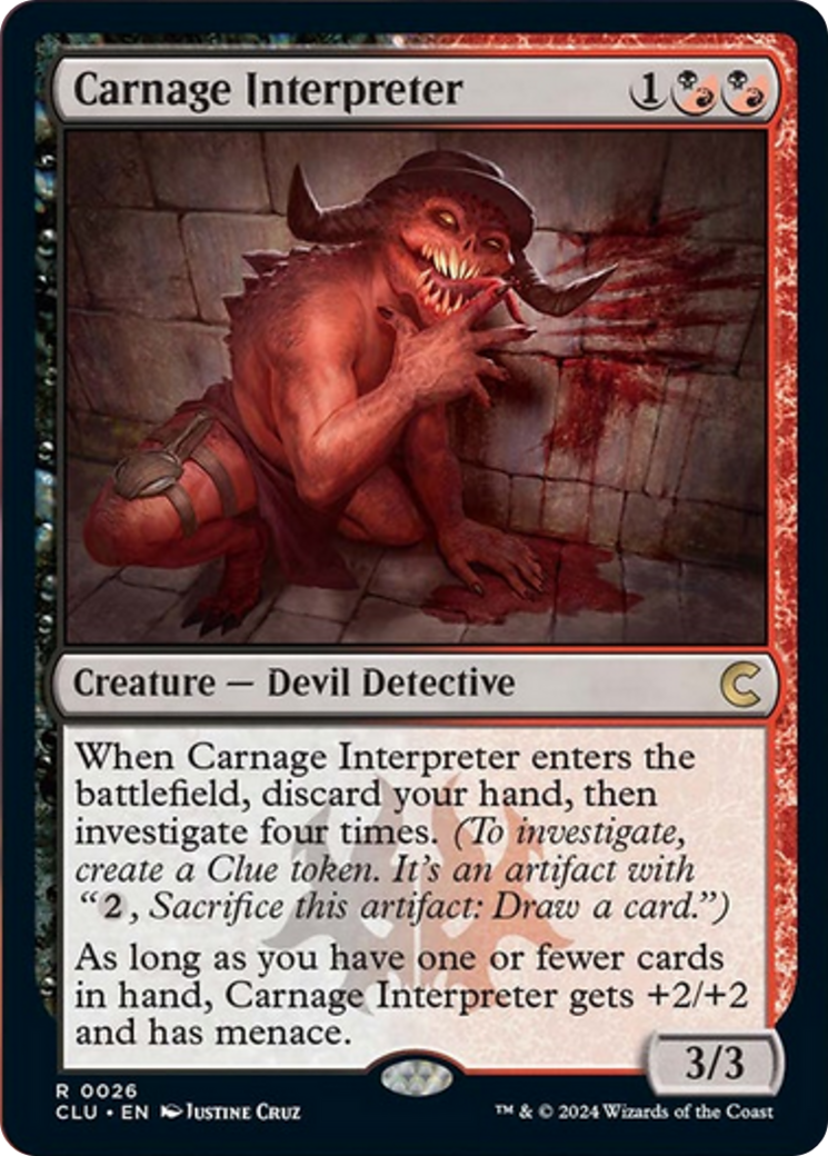 Interprète du carnage [Ravnica : Cluedo]