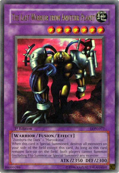 Le Dernier Guerrier d'une Autre Planète [LON-077] Ultra Rare