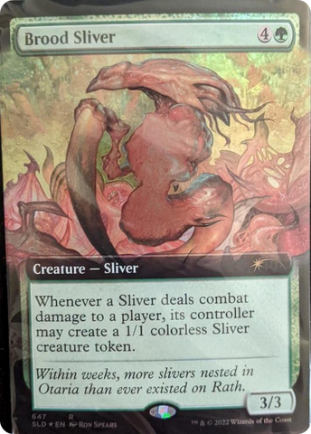 Cría astillada (Arte extendido) [Cartas promocionales de Secret Lair Drop]