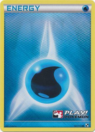 Énergie Eau (107/114) (Play Pokémon Promo) [Noir & Blanc : Set de base]