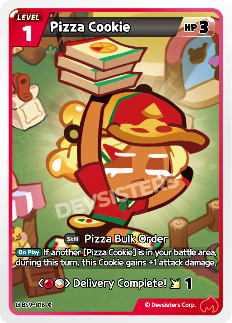 Image for Pizza Cookie (BS9-016) (BS9) - CookieRun: Braverse TCG