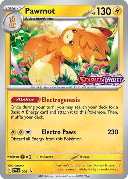 Pawmot (006) [Escarlata y Púrpura: Black Star Promos]