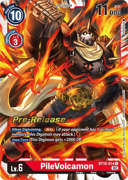 PileVolcamon [BT10-014] [Cartas de prelanzamiento de Xros Encounter]