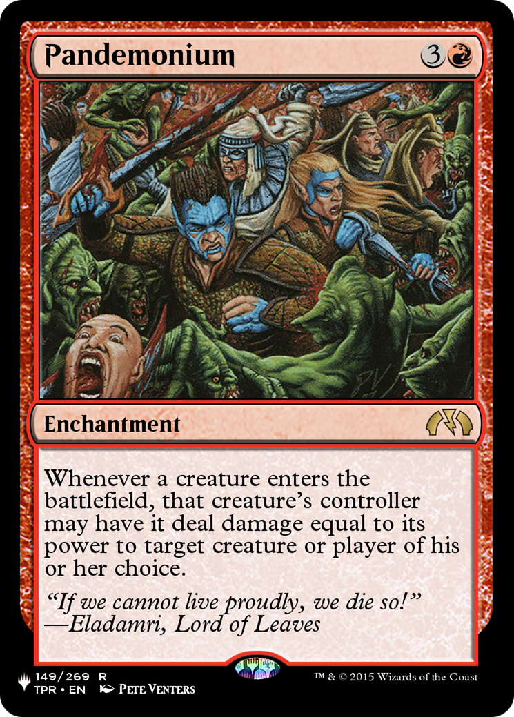 Pandemonium (TPR) [La Lista]