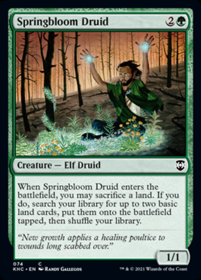 Druidesse floraisonprintemps [Kaldheim Commander]