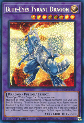 Dragon Tyran aux Yeux Bleus [MP23-FR019] Secret Rare Prismatique