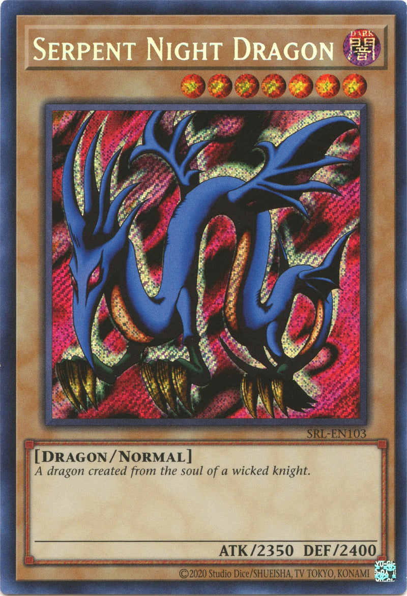 Dragón Nocturno Serpiente (25 Aniversario) [SRL-SP103] Secreto Raro