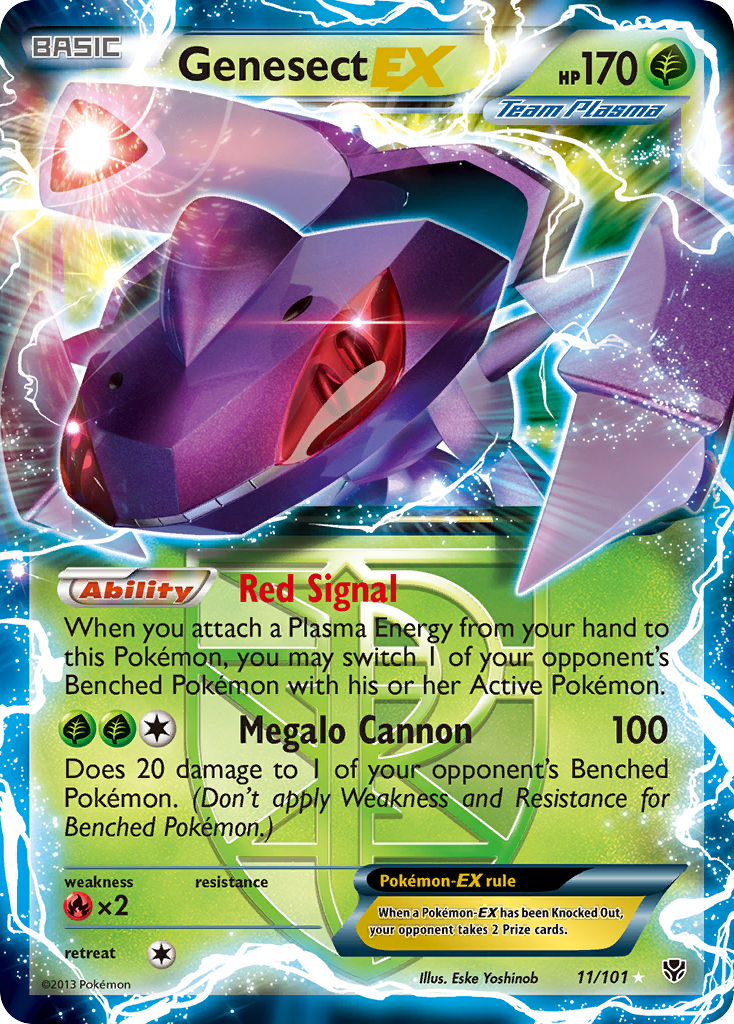 Genesect EX (11/101) [Negro y Blanco: Tormenta Plasma]