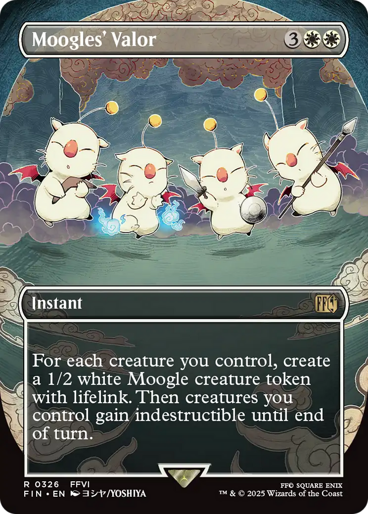 Vaillance des Mogs (Sans bordure) [FINAL FANTASY]