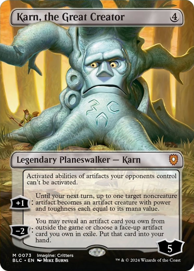 Karn, le Grand Créateur (Sans bordure) [Commander Bloomburrow]