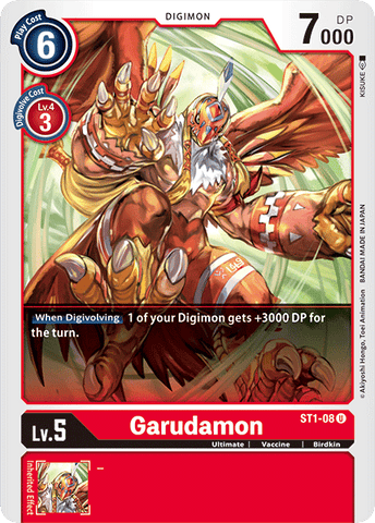 Garudamon [ST1-08] [Mazo de Inicio: Gaia Roja]