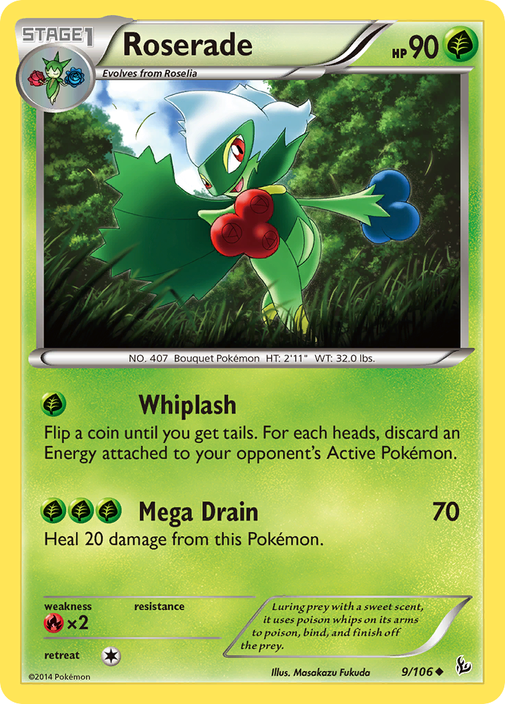 Roserade (9/106) [XY : Feu Glacé]