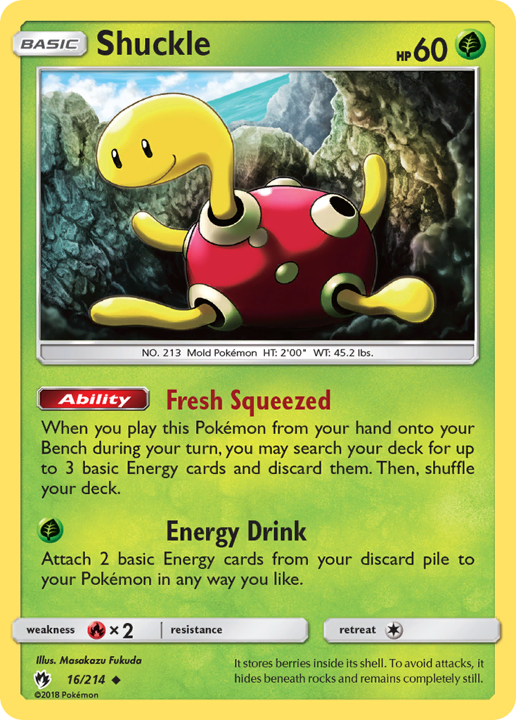 Shuckle (16/214) [Soleil et Lune : Tonnerre Perdu]