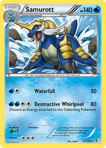 Samurott (41/149) [Negro y Blanco: Fronteras Cruzadas]