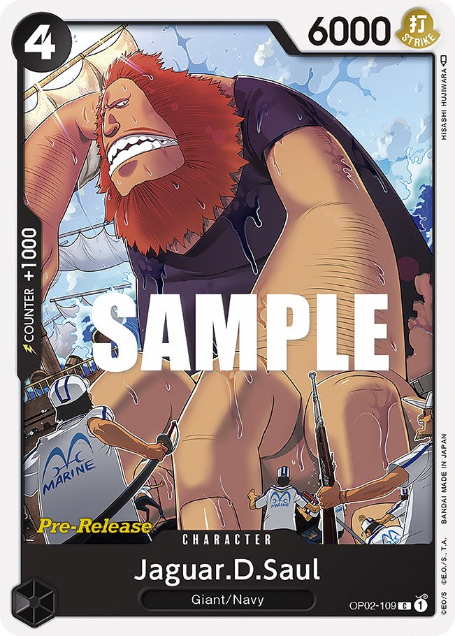 Jaguar.D.Saul [Cartas de Pre-Lanzamiento de Marineford]