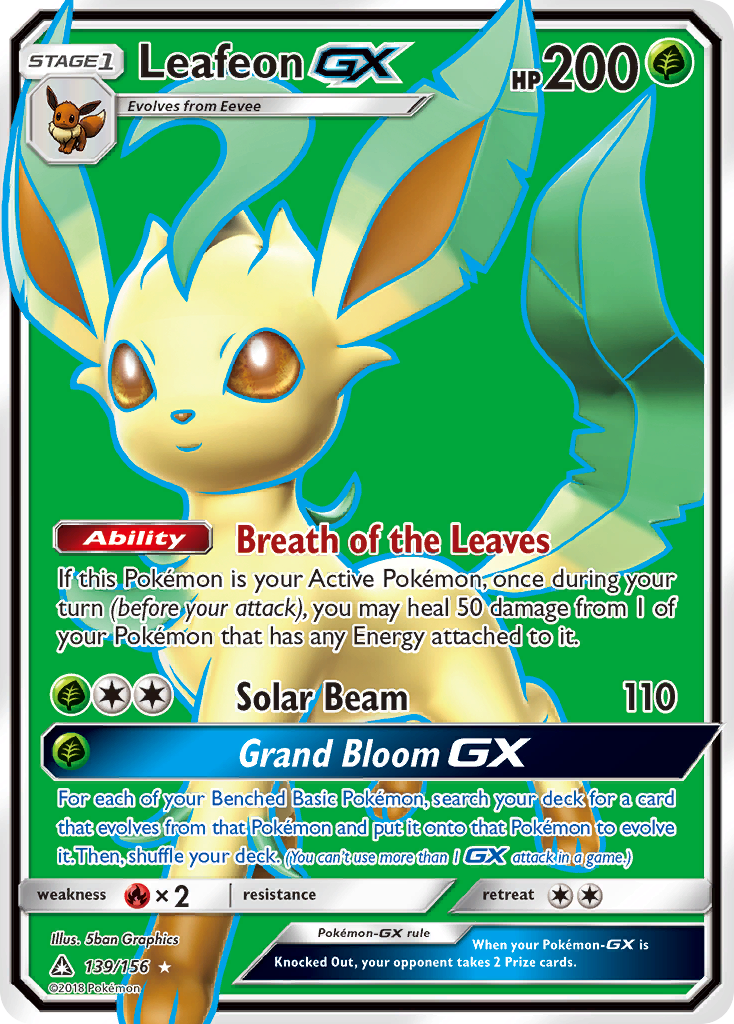 Leafeon GX (139/156) [Soleil et Lune : Ultra-Prisme]