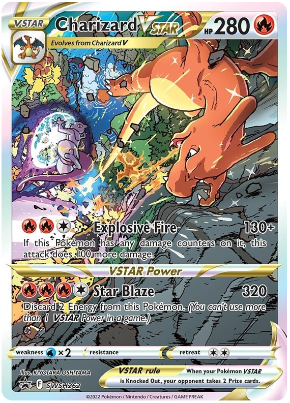 Charizard VSTAR (SWSH262) [Espada y Escudo: Cartas de promoción de Estrella Negra]