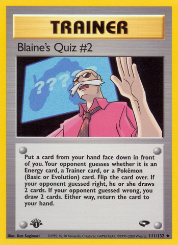 Blaine's Quiz #2 (111/132) [Desafío del Gimnasio 1ª Edición]