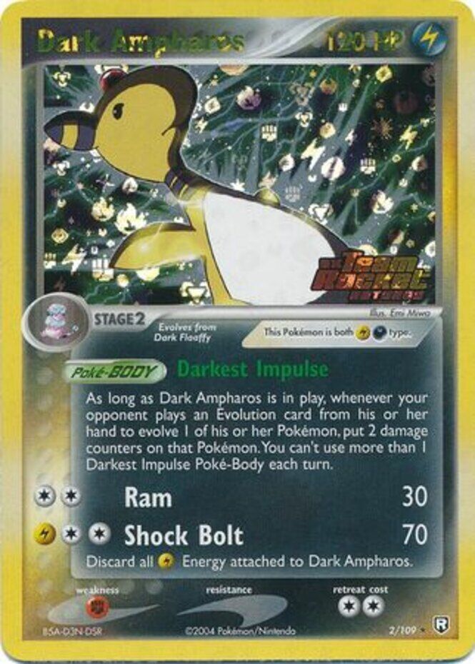 Ampharos Obscur (2/109) (Estampillé) [EX: Retour de la Team Rocket]
