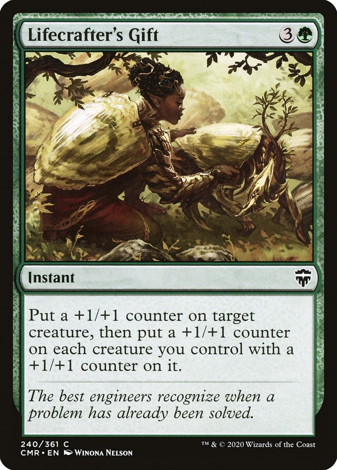 Don de l'artisan de vie [Commander Legends]