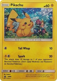 Pikachu (SL86) (Promo General Mills) [Soleil et Lune : Promos Étoiles Noires]