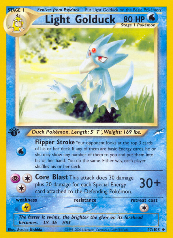 Golduck de Luz (47/105) [Neo Destiny 1ª Edición]
