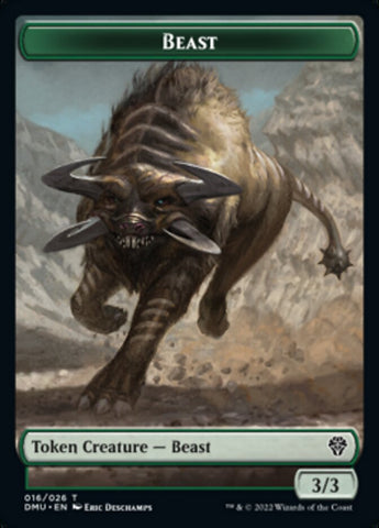 Ficha de Bestia [Tokens de Dominaria Unida]