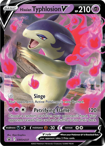 Typhlosion de Hisui V (SWSH237) [Épée et Bouclier : Coffrets Promotionnels]