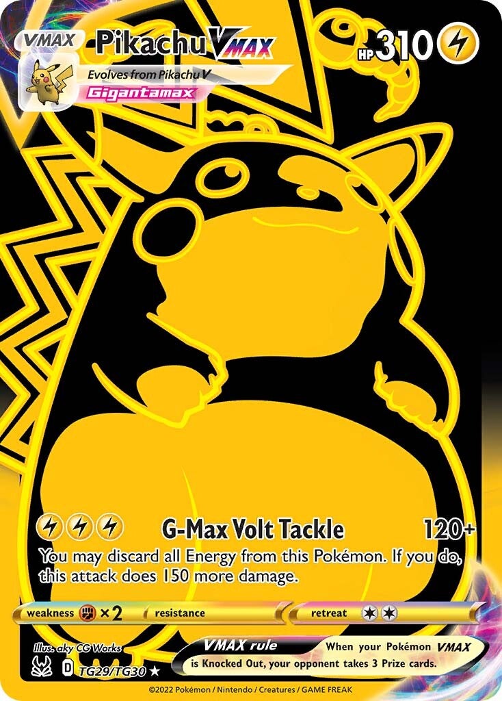 Pikachu VMAX (TG29/TG30) [Espada y Escudo: Origen Perdido]
