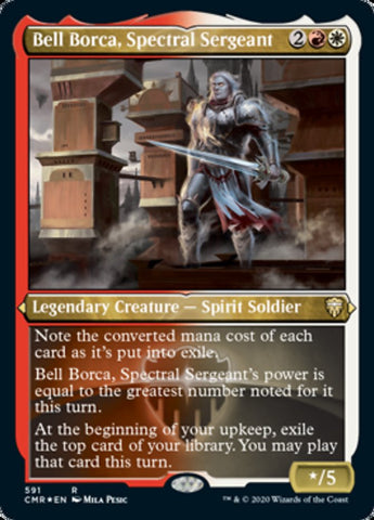 Bell Borca, Sargenta Espectral (Grabada) [Commander Legends]