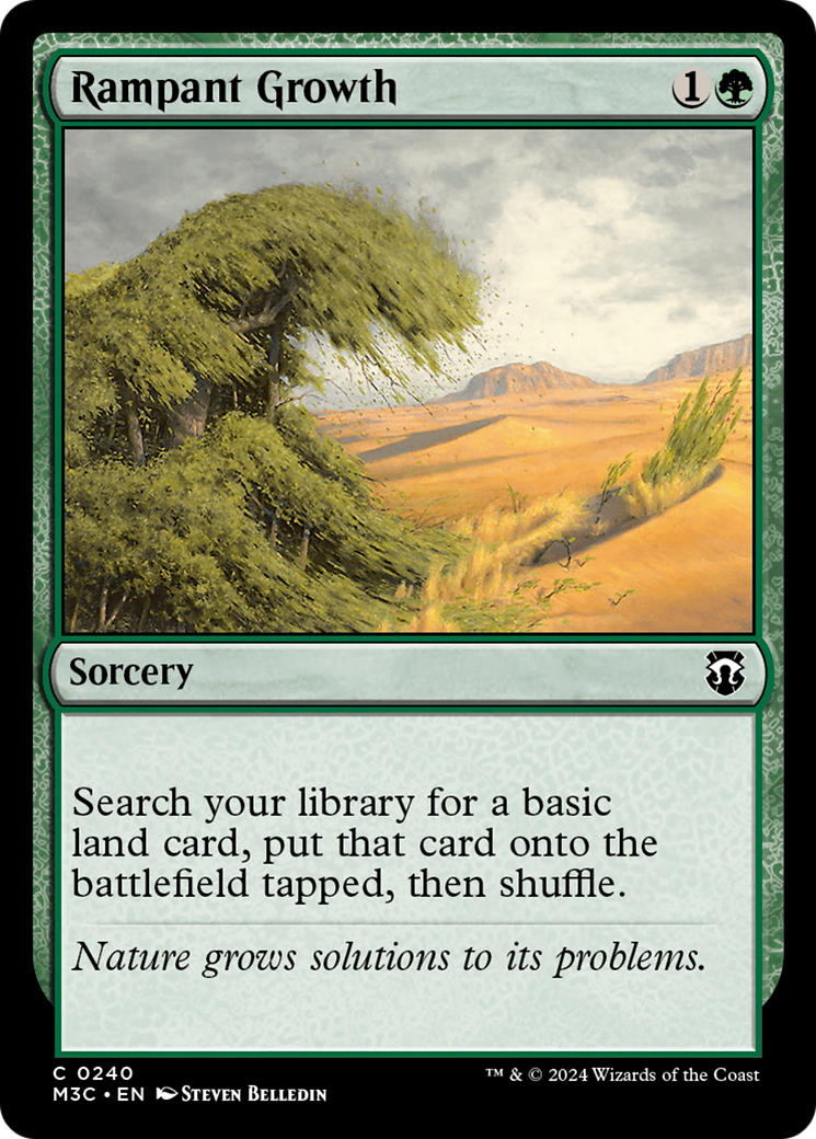 Croissance anarchique (Feuille de ruissellement) [Commander Horizons du Modern 3]
