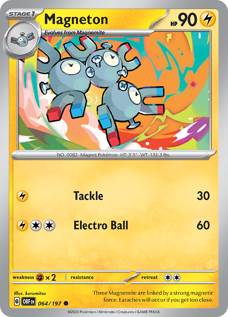 Magneton (064/197) [Escarlata y Púrpura: Llamas Obsidianas]