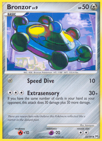 Bronzor (34/99) [Platino: Arceus]