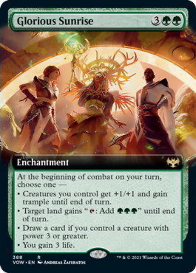 Lever de soleil glorieux (Extended Art) [Innistrad: Vœu de sang]